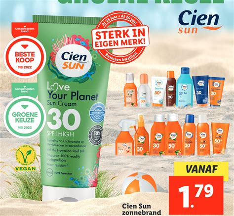 zonnebrand aanbieding